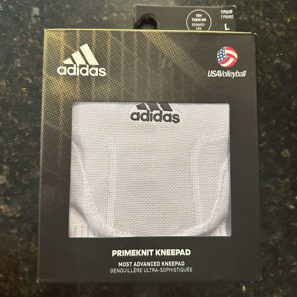 NEW in box; Adidas Volleyball Kneepads; Size Large